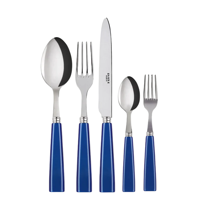 Icône, Lapis Blue, 5 Piece Cutlery Set