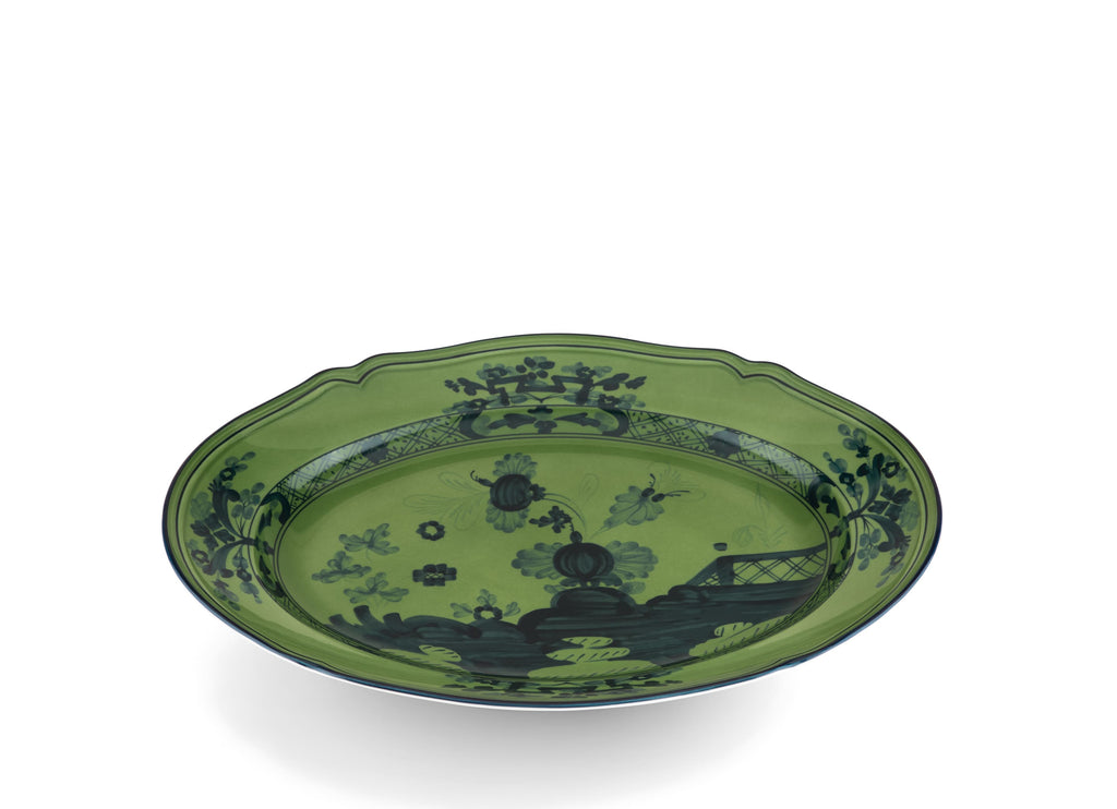 Oval Platter – Malachite