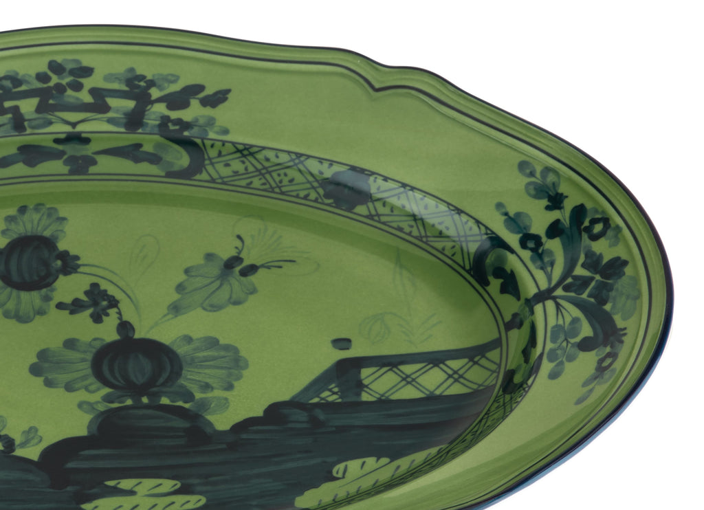 Oval Platter – Malachite