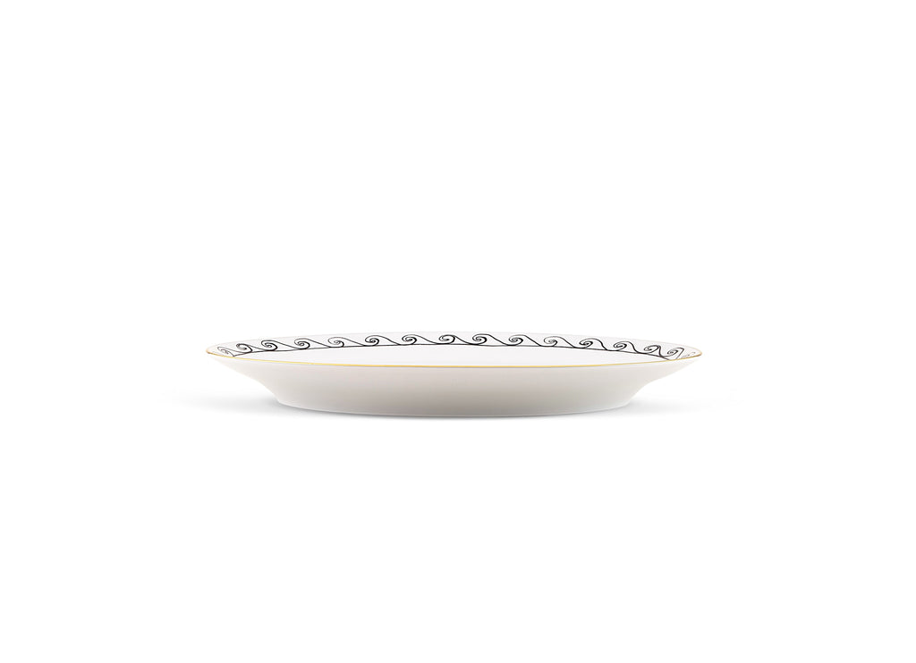 Large Oval Platter – Dolphin White