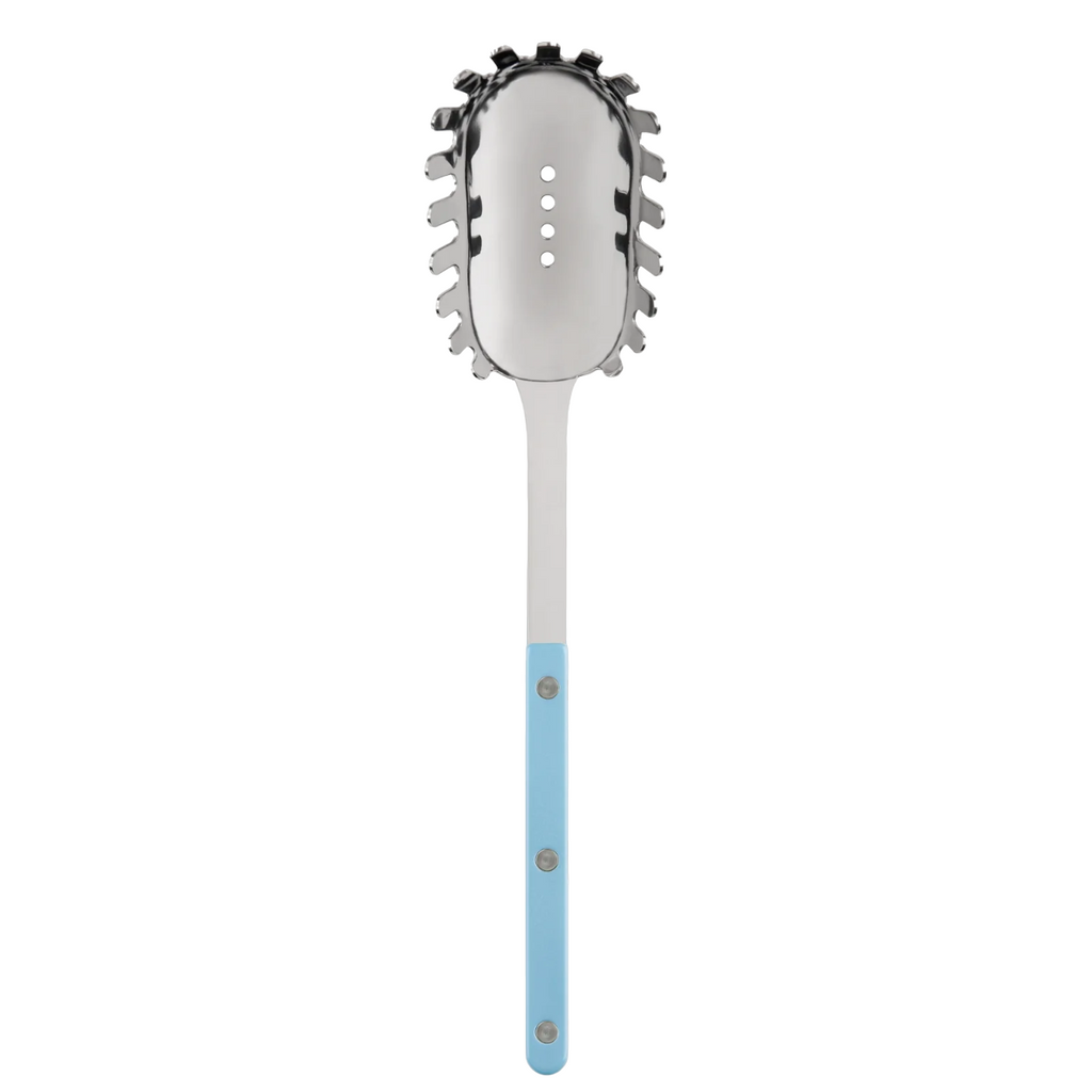 Bistro Shiny Solid, Pastel Blue, Spaghetti Spoon