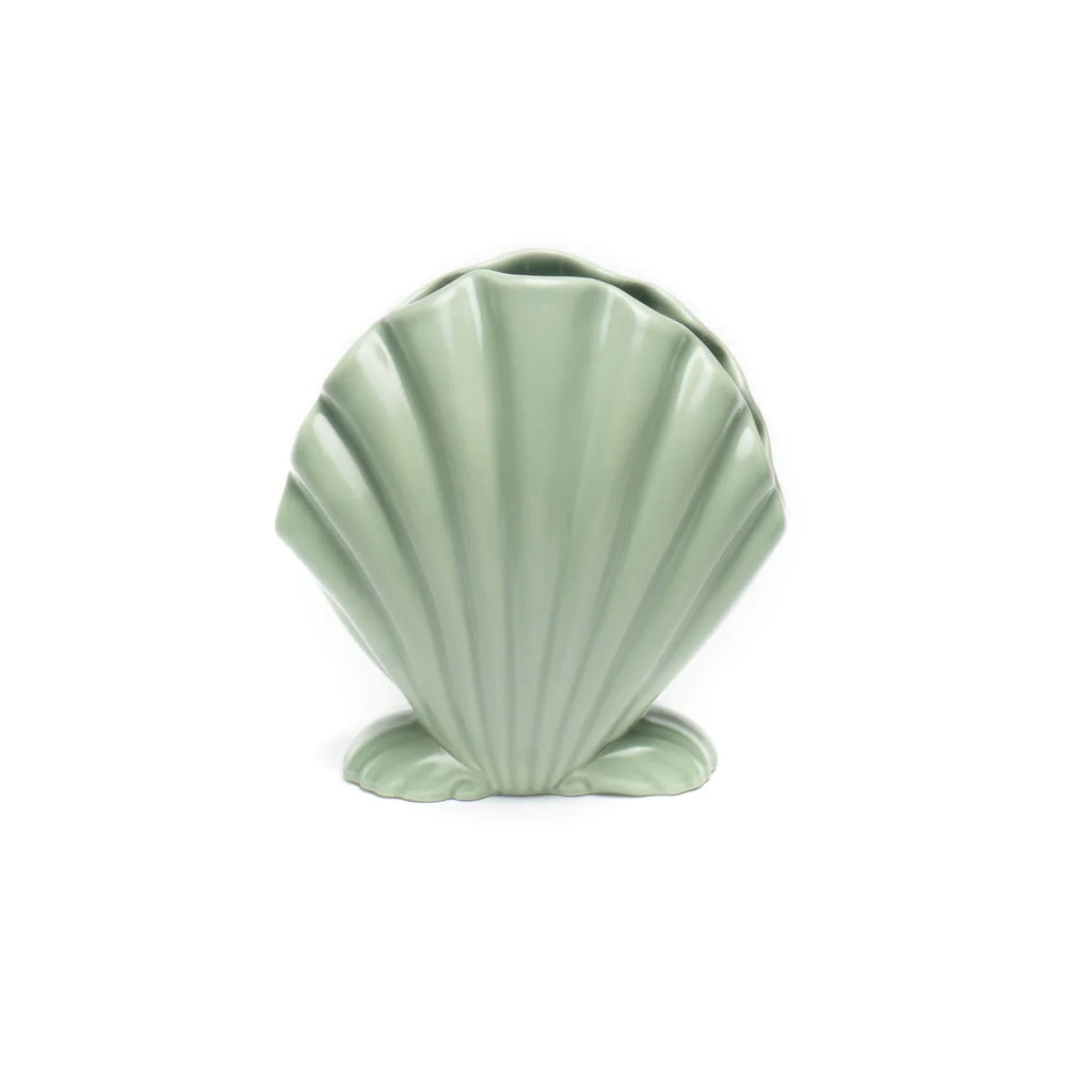 Bitossi Green Conchiglia Vase