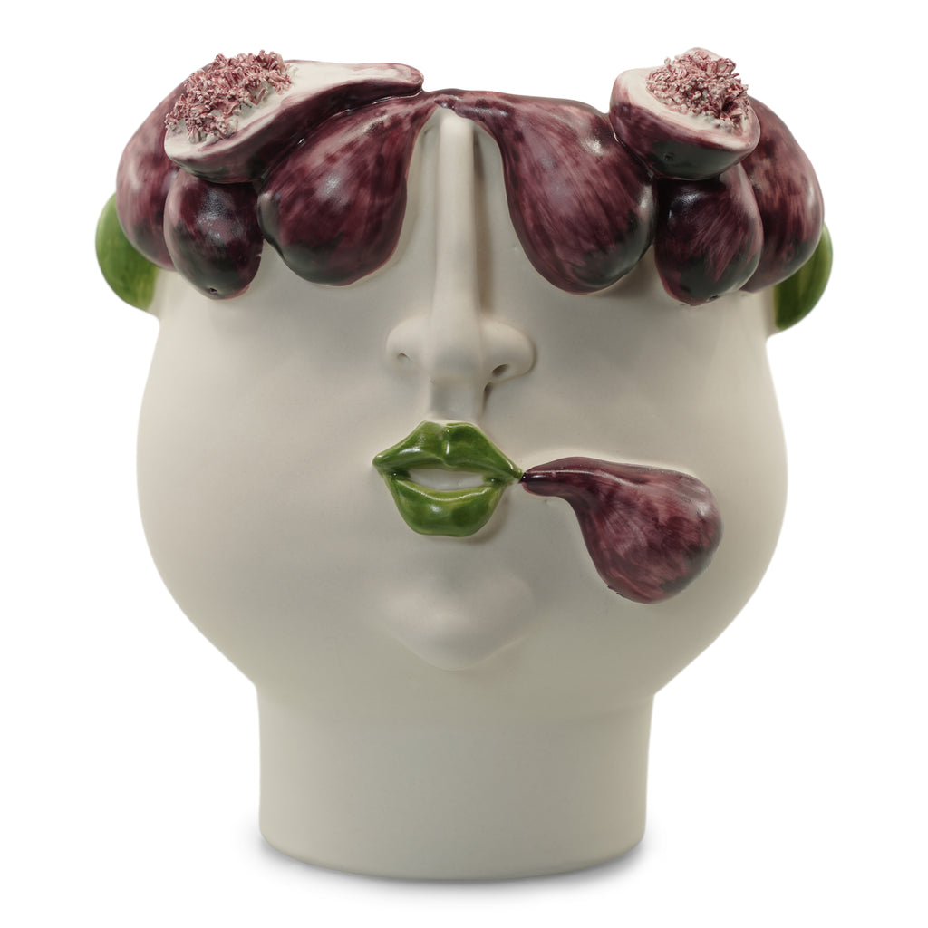 Ficazzana Fig Seller Head Vase