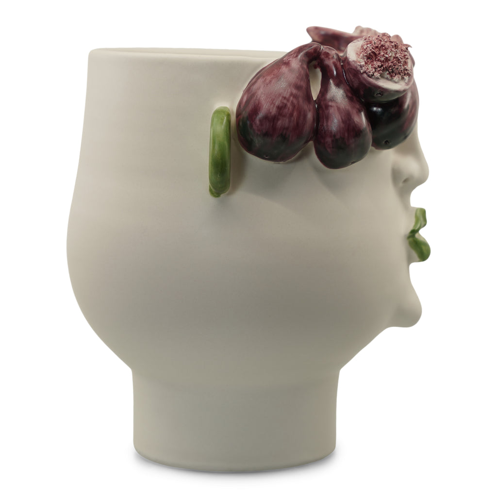 Ficazzana Fig Seller Head Vase