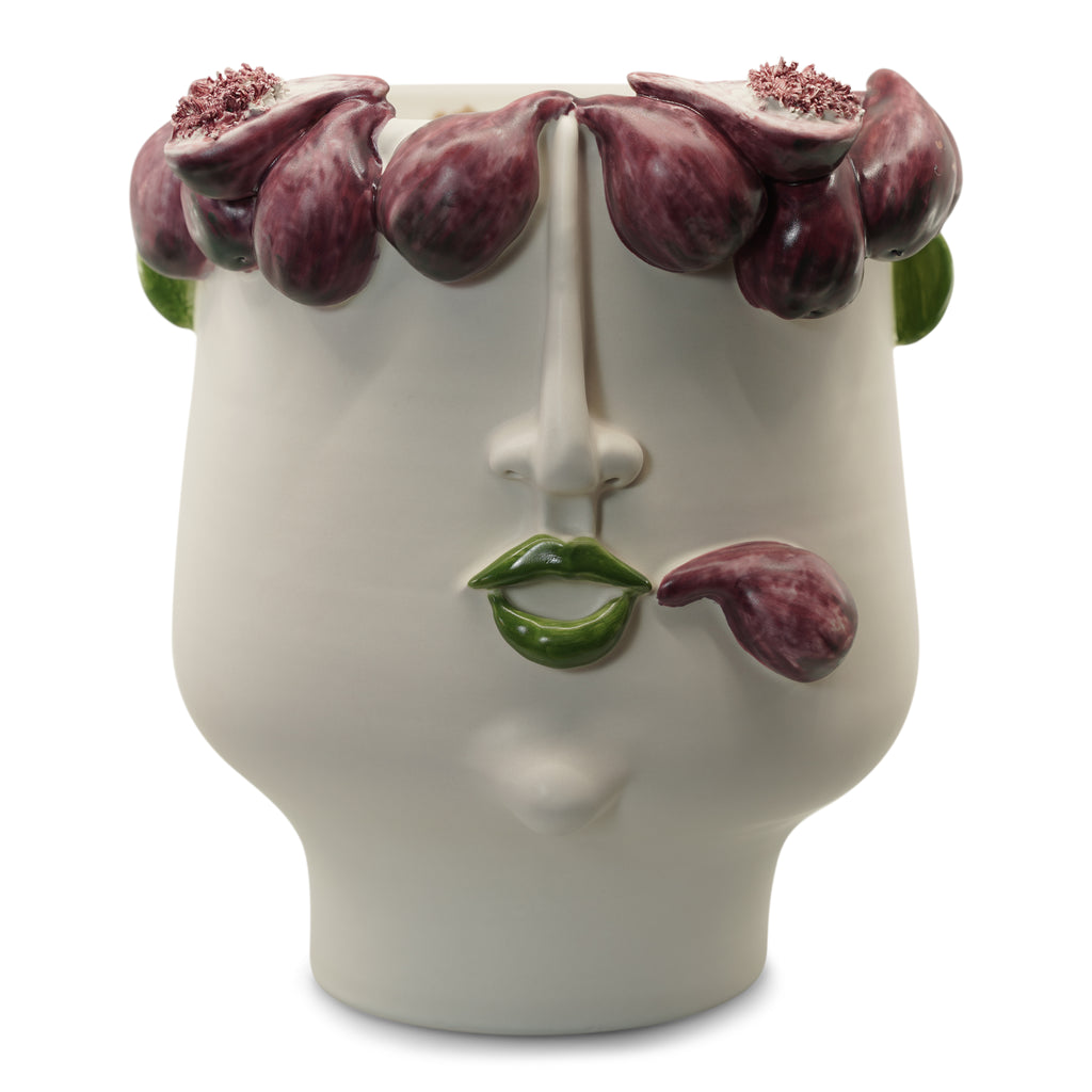 Ficazzana Fig Seller Head Vase