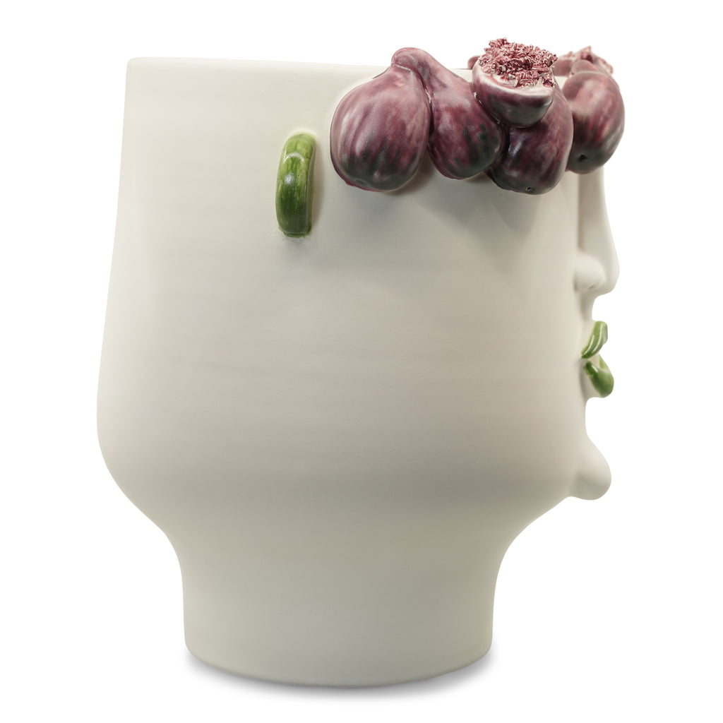 Ficazzana Fig Seller Head Vase