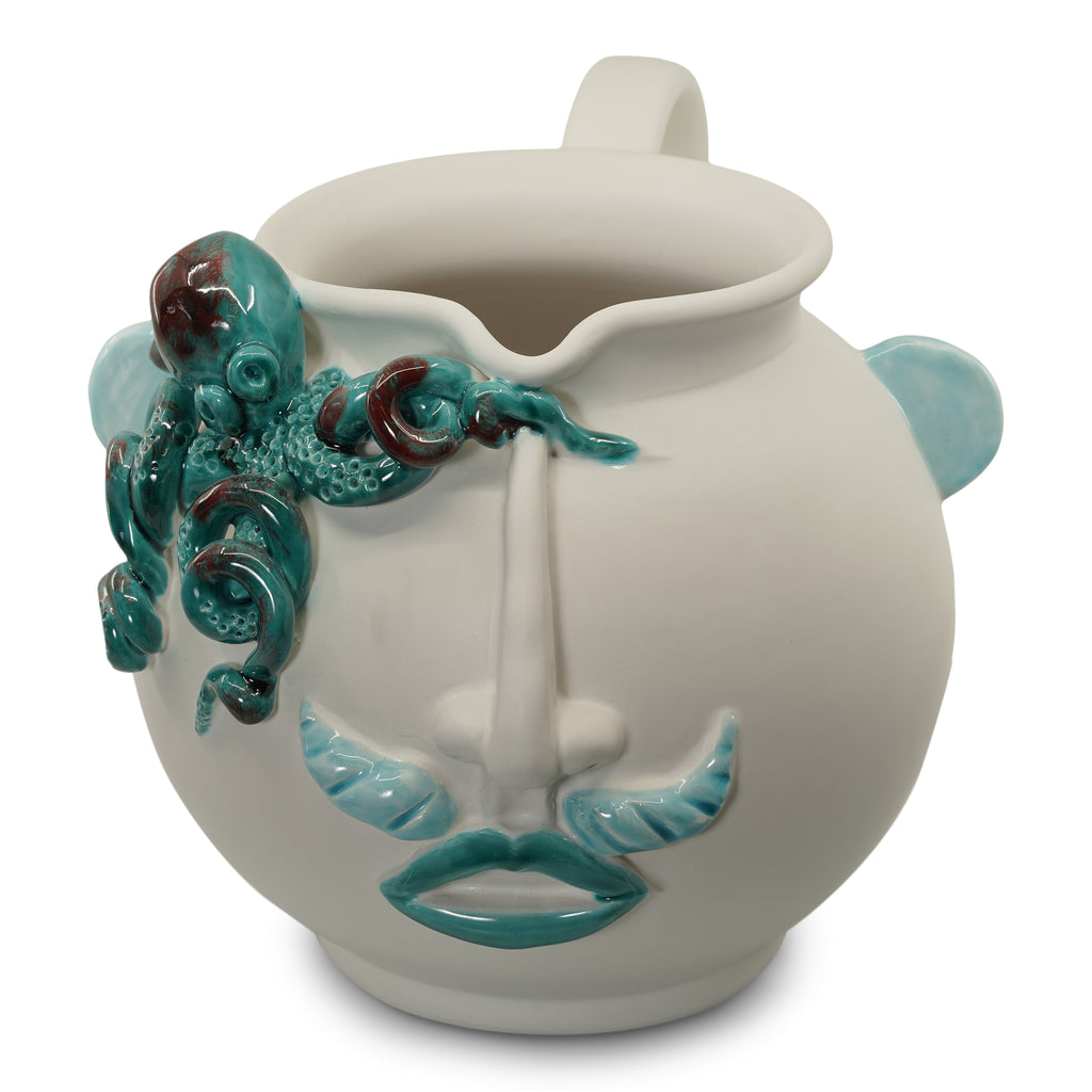 Large Octopus Head Pitcher