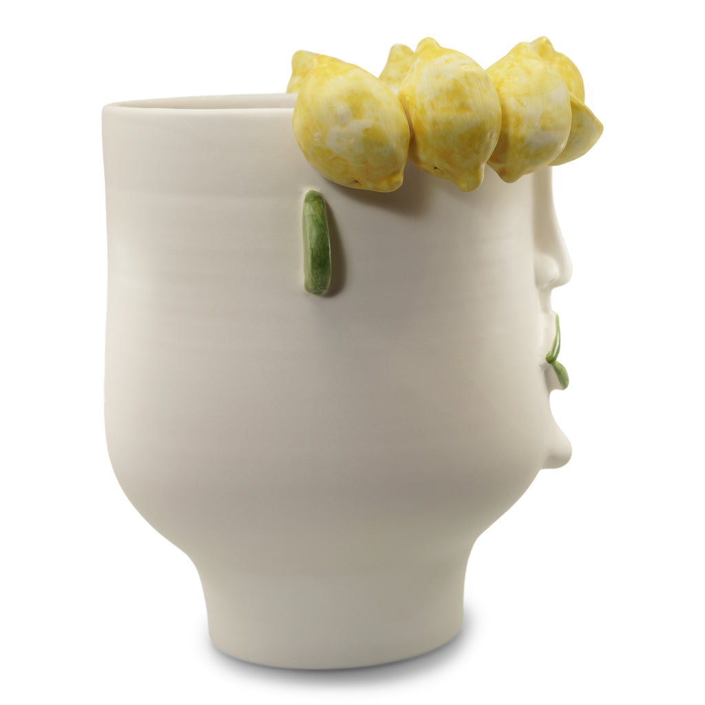 Domitilla Lemon Picker Head Vase Large