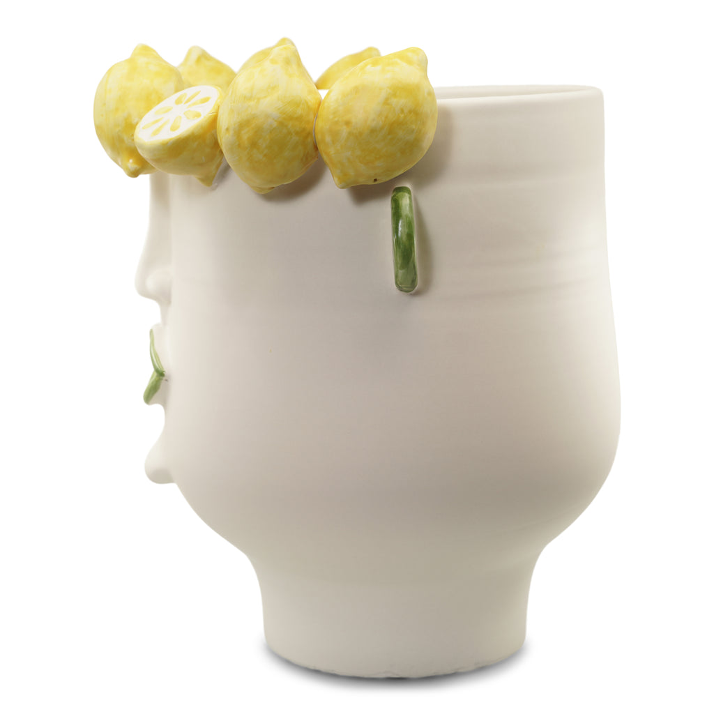 Domitilla Lemon Picker Head Vase Large