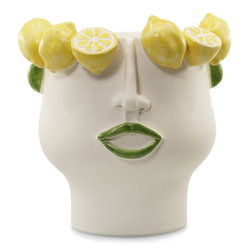 Domitilla Lemon Picker Head Vase Large