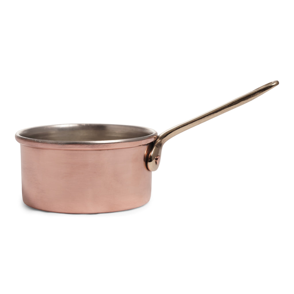 Navarini Rame copper souffle moulds with 1 handle