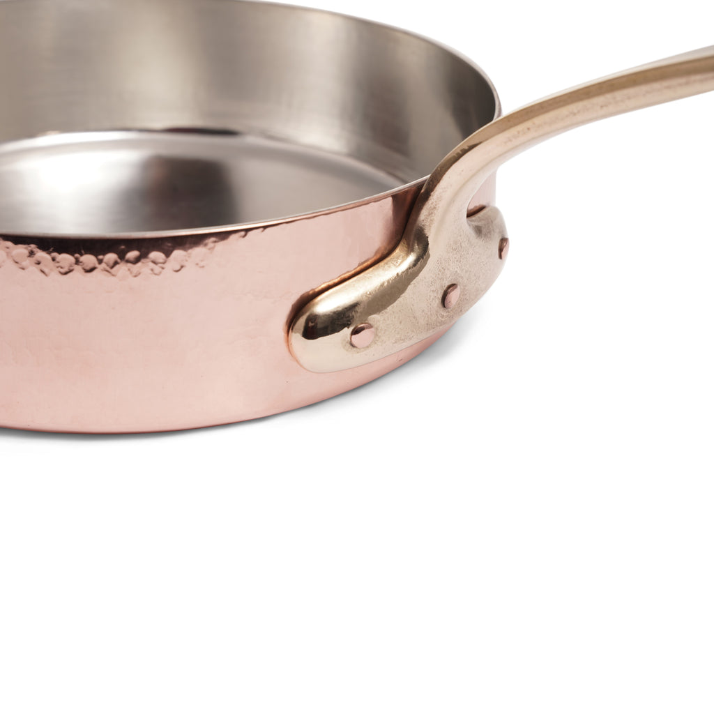 Navarini Rame 26cm Copper Sauté Pan with Copper Lid