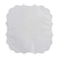 Firenze Antistain Linen Placemat - Mastice and Avorio (Set of 4)