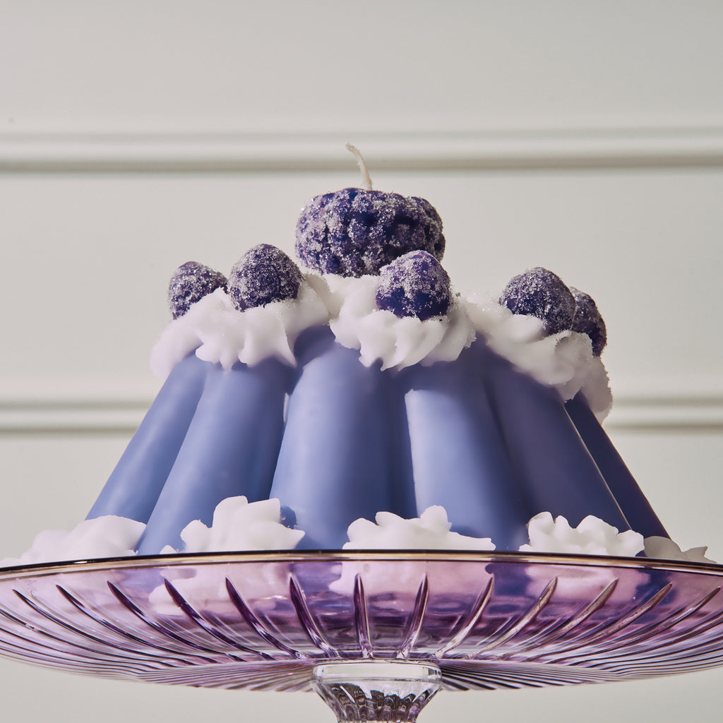 Purple Cake Candle