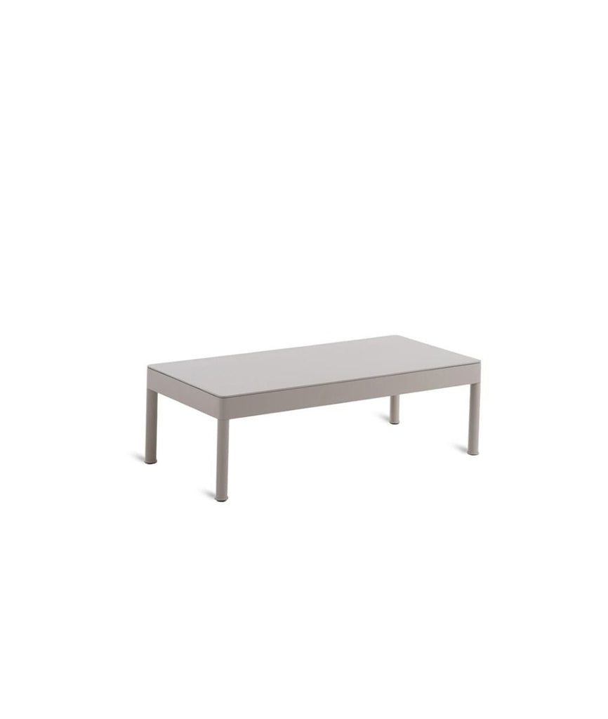 Les Arcs Rectangular Coffee Table In Aluminium