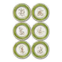 Monkeys Green Dinner Collection 1-6