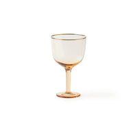 Set of 6 Wine Goblets with Gold Rim – Cipri