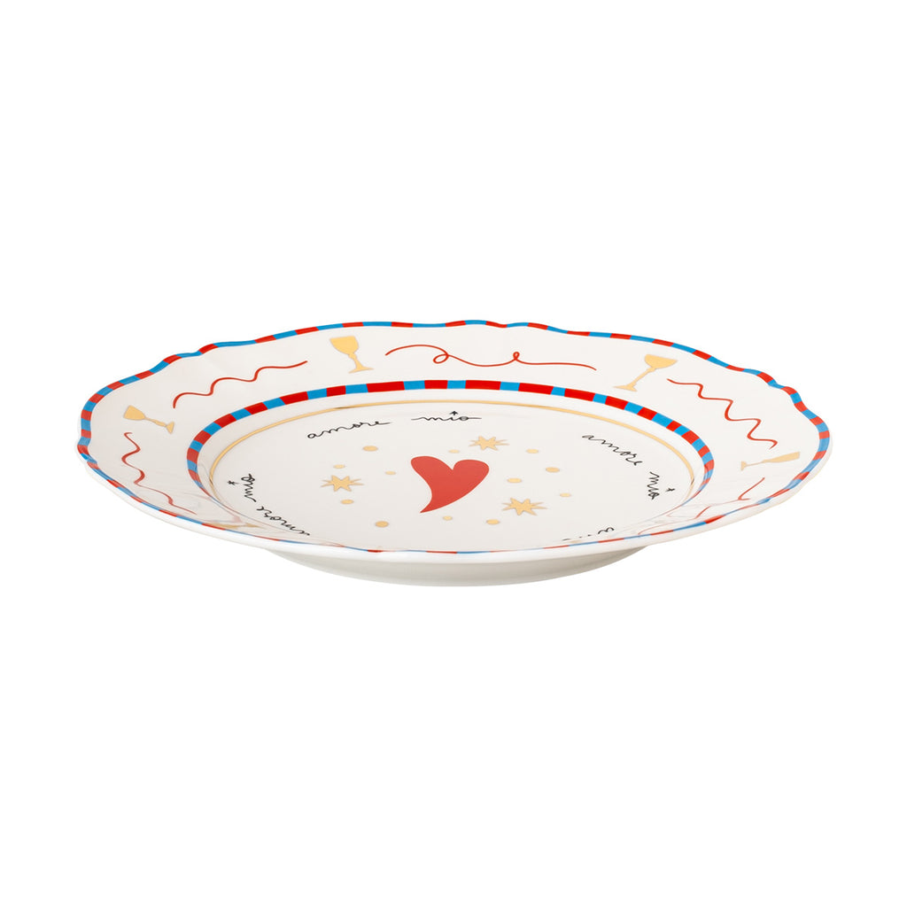 Bitossi Dinner Plate Heart