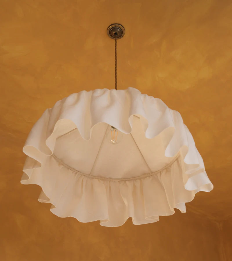 Alice Palmer White Linen Pantry Lampshade