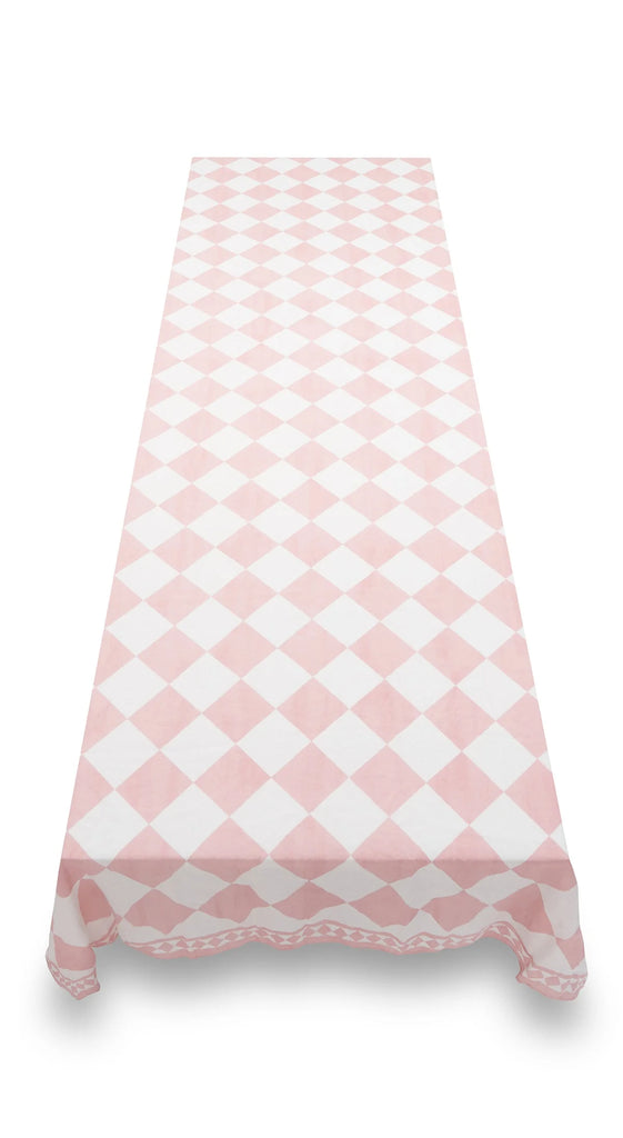 Summerill & Bishop Claridge's Check Linen Tablecloth