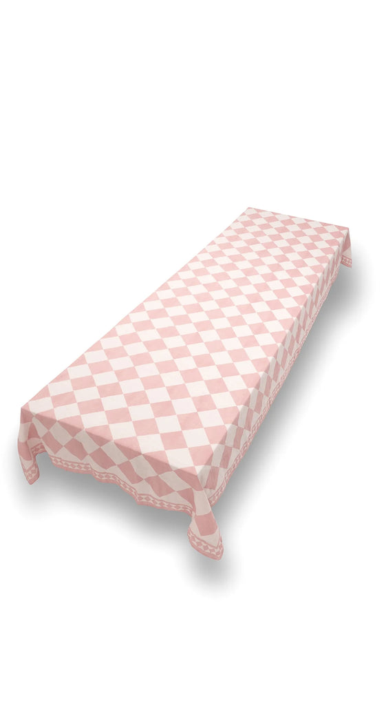 Summerill & Bishop Claridge's Check Linen Tablecloth