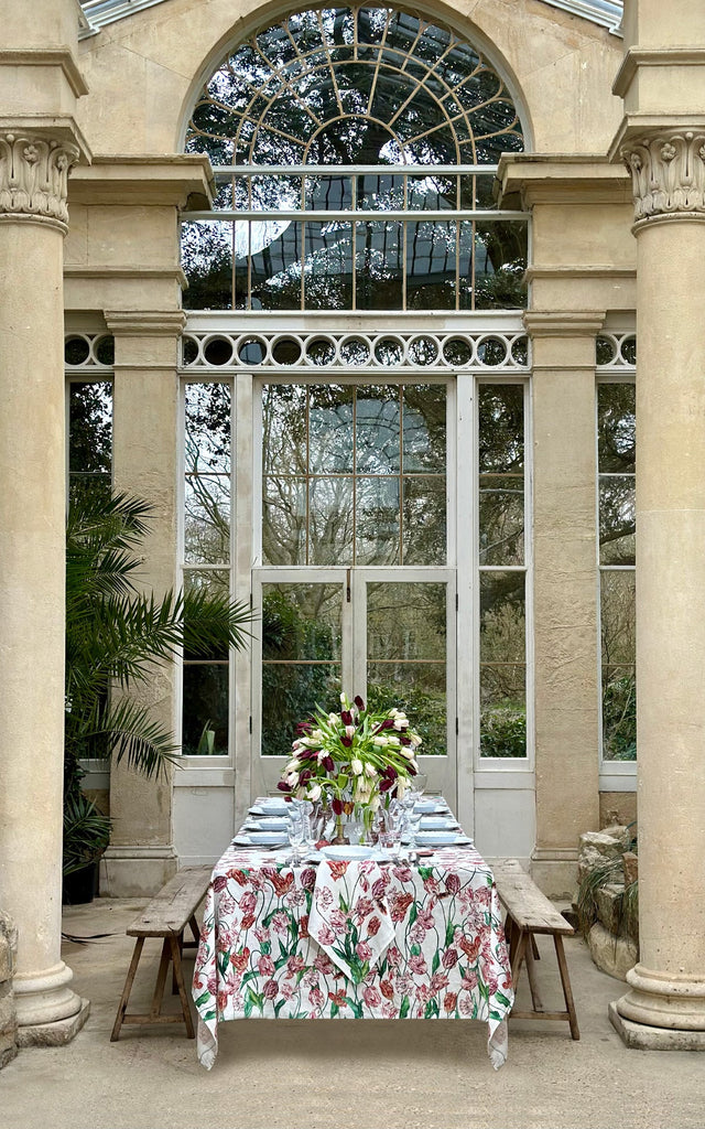 Summerill & Bishop Tulip Linen Tablecloth