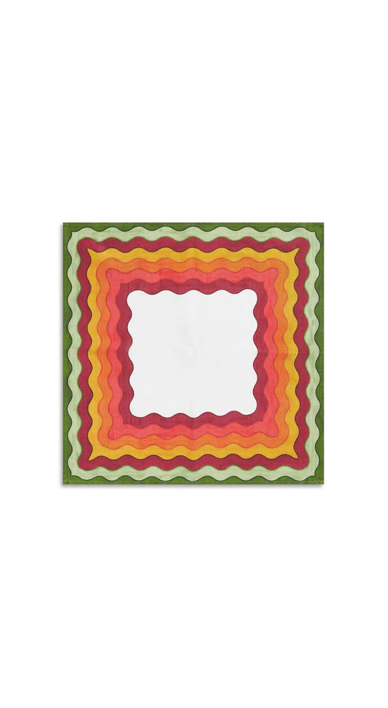 Summerill & Bishop Winter Rainbow Linen Napkins