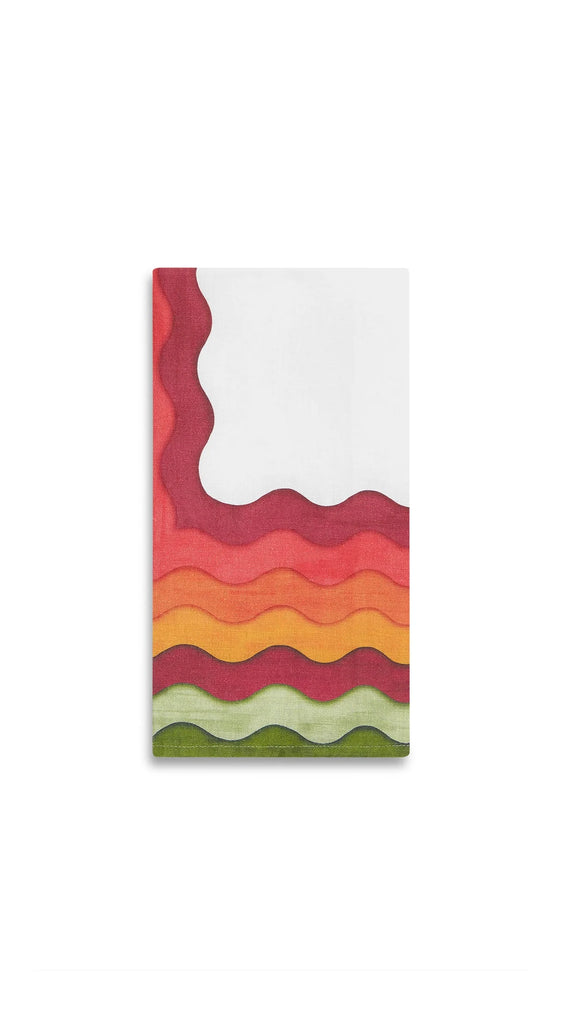 Summerill & Bishop Winter Rainbow Linen Napkins