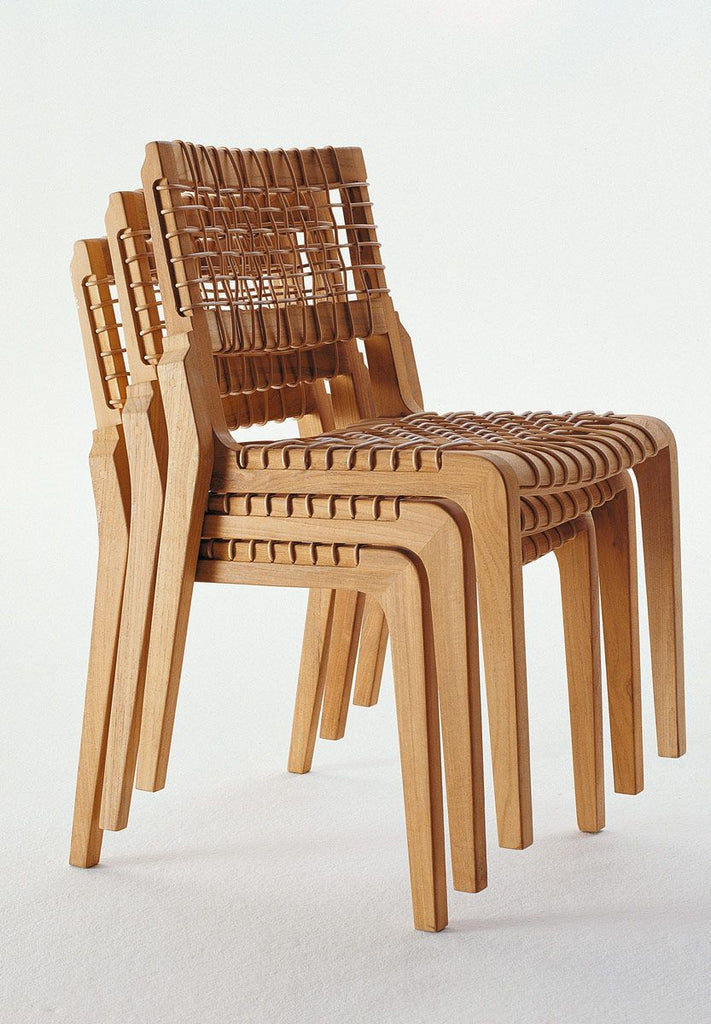 Synthesis Chair In Teak And Waprolace