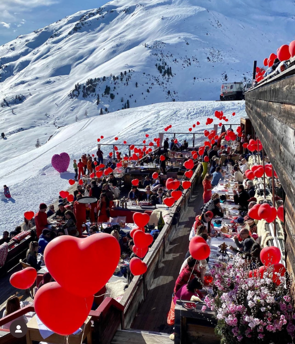 Paradiso St. Moritz on Valentines Day 2018. Source: @unique_trips