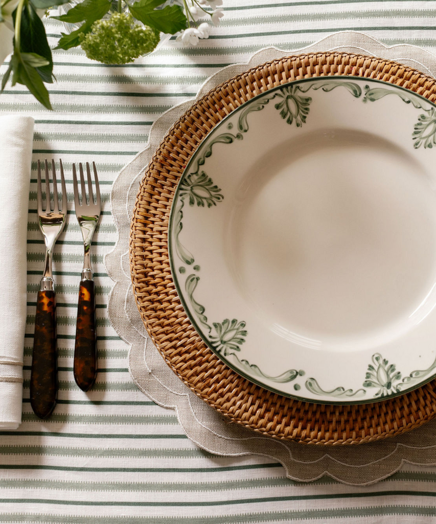 Rebecca Udall Eleanor Dinner Plate Green