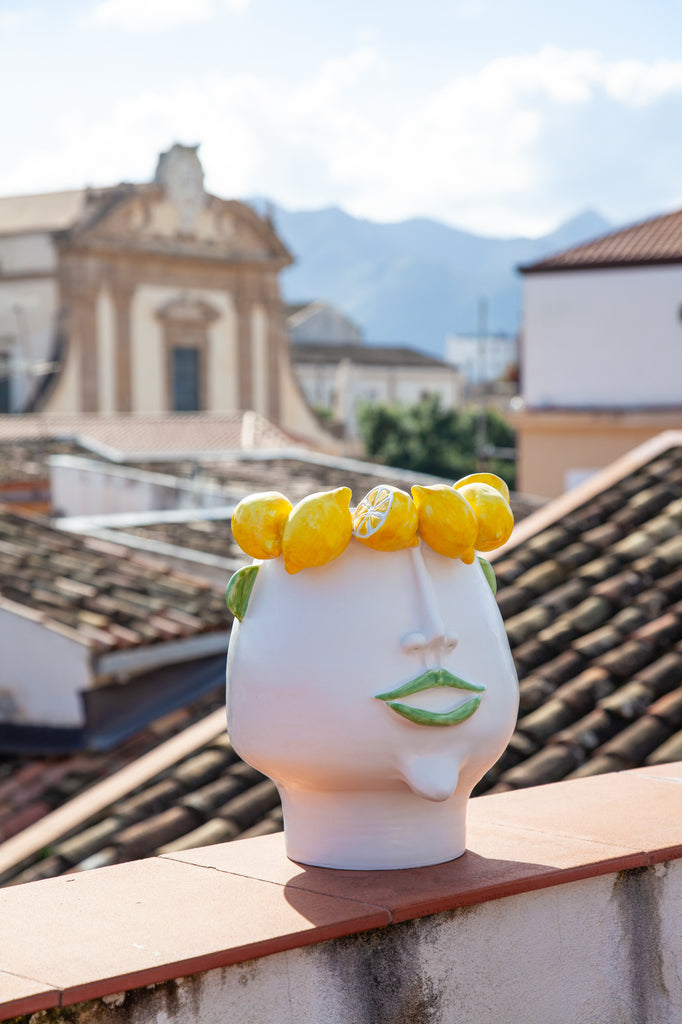 Domitilla Lemon Picker Head Vase